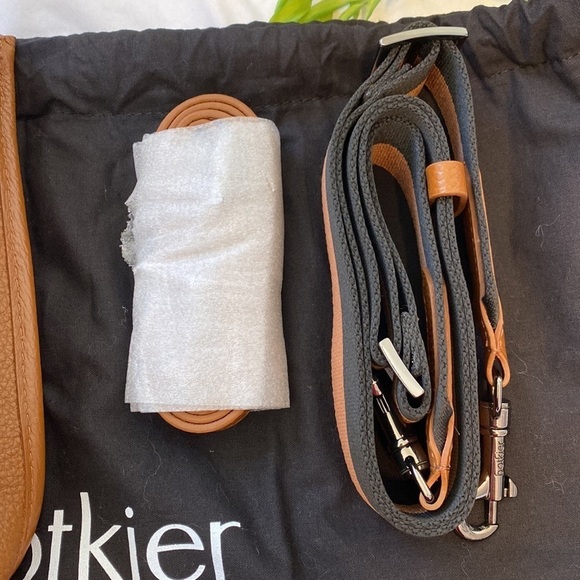 Botkier Coffee and Gunmetal Valentina Leather Crossbody Bag - Picture 13 of 17